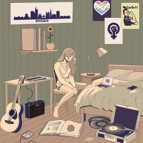 Immagine ispirata all'album "Brol la suite" di Angèle