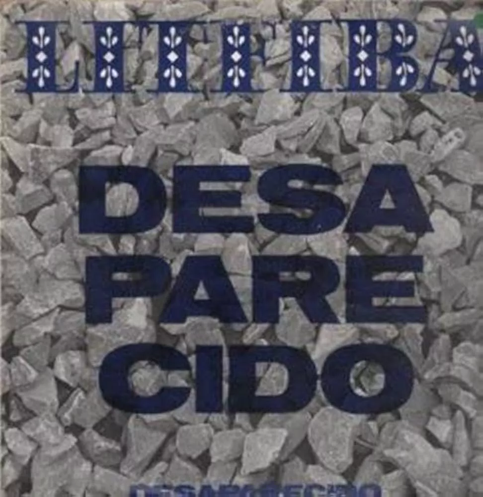 Copertina dell'album Desaparecido, 1985, esordio dei Litfiba sulla scena musicale.